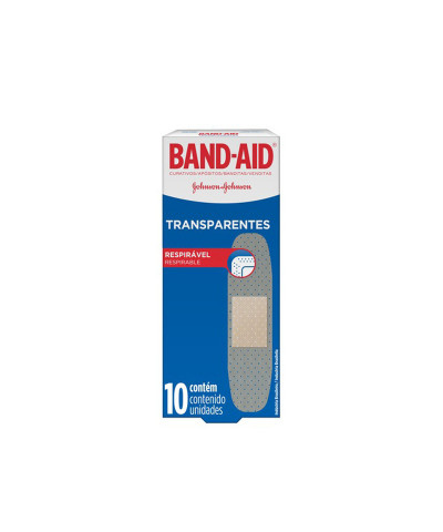 Apósitos Adhesivos Band-aid Transparentes X 10 Unid