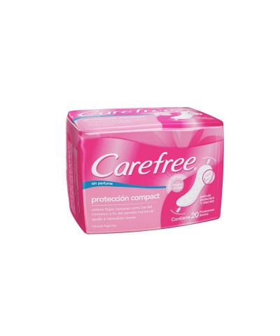 Protector Diario Carefree Protección Compact X 20 Unid