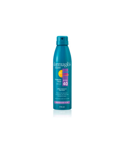 Protector Solar Dermaglos Spray FPS 40+ X 170 Ml