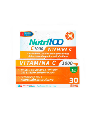 Suplemento Nutri100 Vitamina Cui X 30 Caps