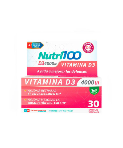 Suplemento Nutri100 Vitamina D X 30 Caps