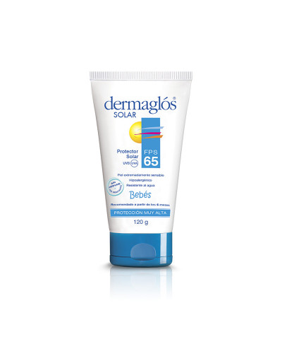 Protector Solar Dermaglos Bebés FPS 65+ X 120 Gr