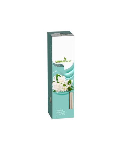 Difusor Urban Fresh Flores Blancas Con Varillas X 125 Ml