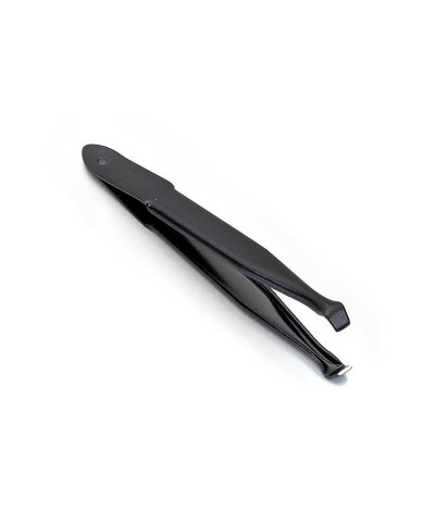 Pinza De Depilar Hueca Negra