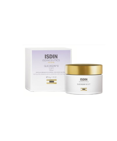 ISDIN Isdinceutics Glicoisdin 8 Soft 50ML - Crema Peeling Facial Exfoliante Con ácido Glicolico