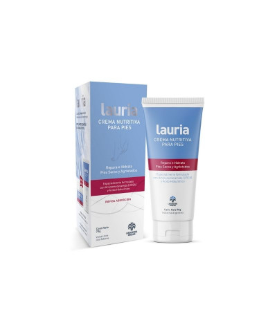 Crema Nutritiva Para Pies Lauria X 70 Gr
