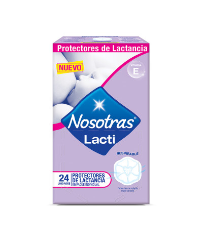 Protectores De Lactancia Nosotras Lacti X 24 Unds
