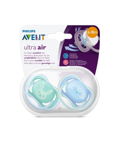 Chupete Ultra Air 6-18M Cone Avent X 2