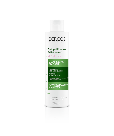 Shampoo Vichy Dercos Cuero Cabelludo Sensible Anticaspa X 200 Ml