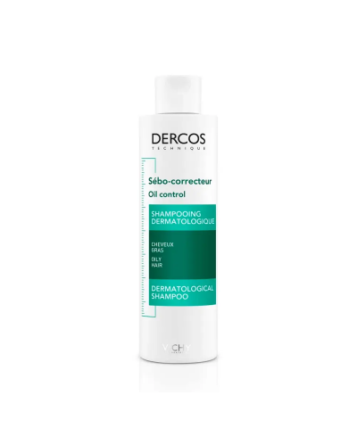 Shampoo Vichy Dercos Cabello Graso Sebo Corrector X 200 Ml