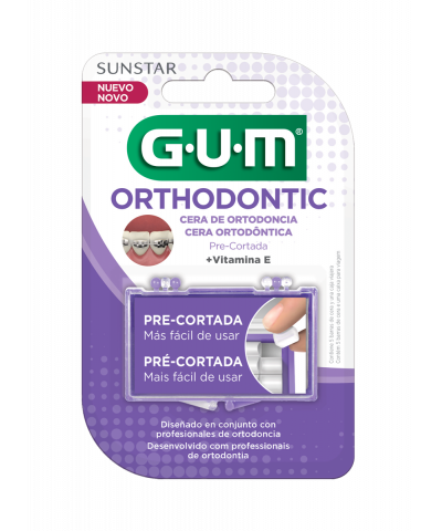 Cera Dental Gum Ortodoncia Sin Sabor X 5 Unid
