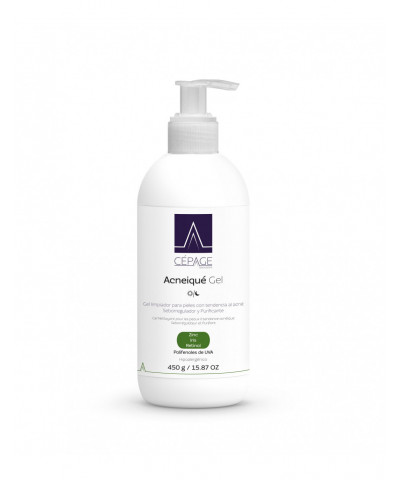 Gel De Limpieza Con Dosificador Cepage Acneique Gel X 450 Gr
