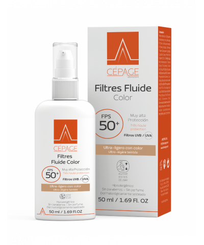 Protector Solar Cepage Fps50 Fluido Color X50ml